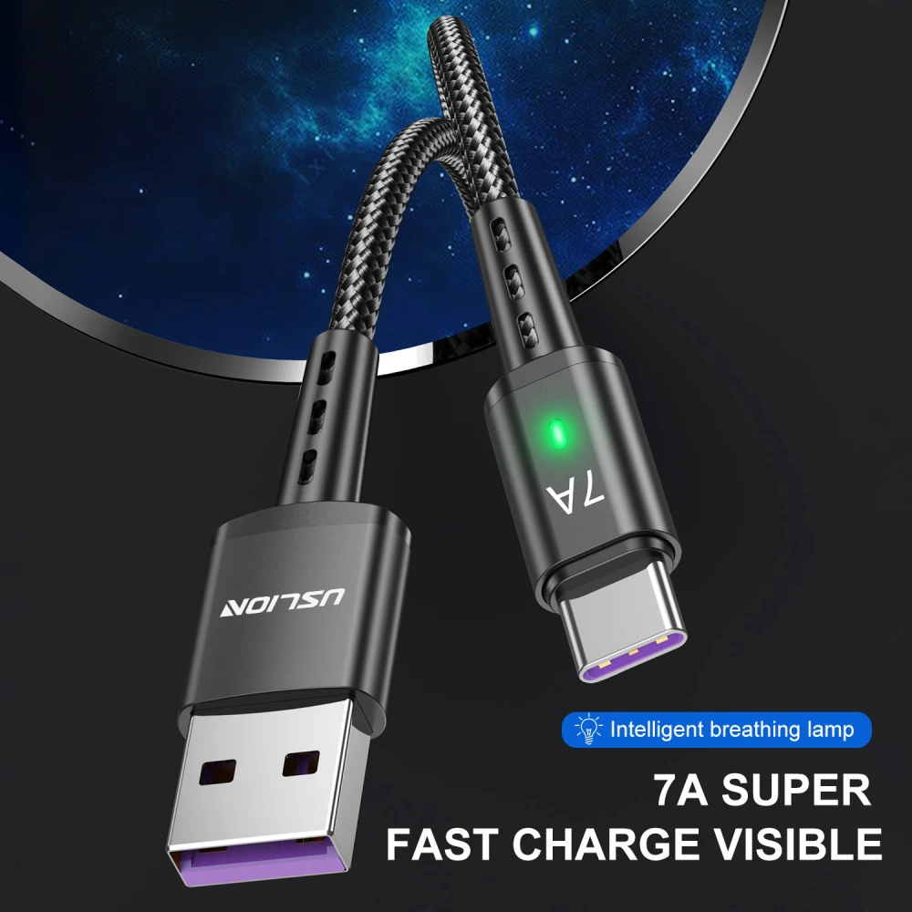 7A Android Braided Lengthened 2M Charging Cable