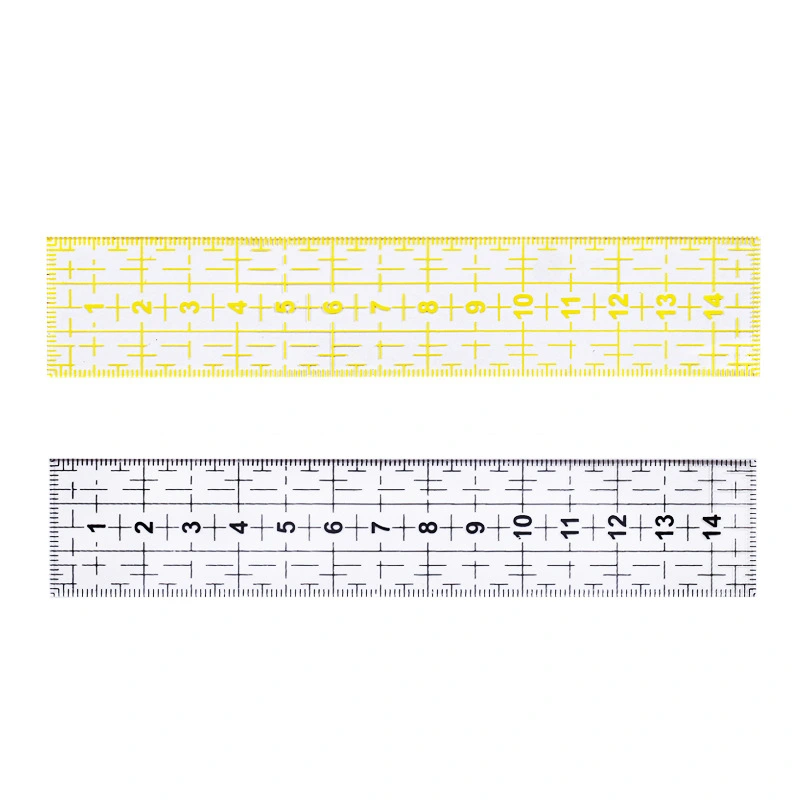 5X30 Transparent Plastic Color Ruler