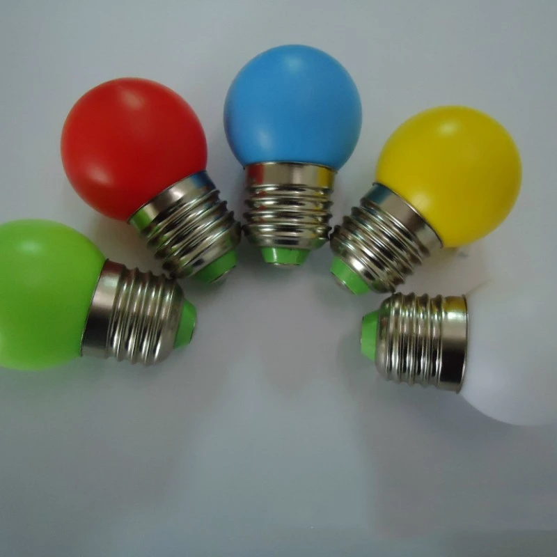 G45E27 B22 Plastic Color Bubble Decorative Lamp