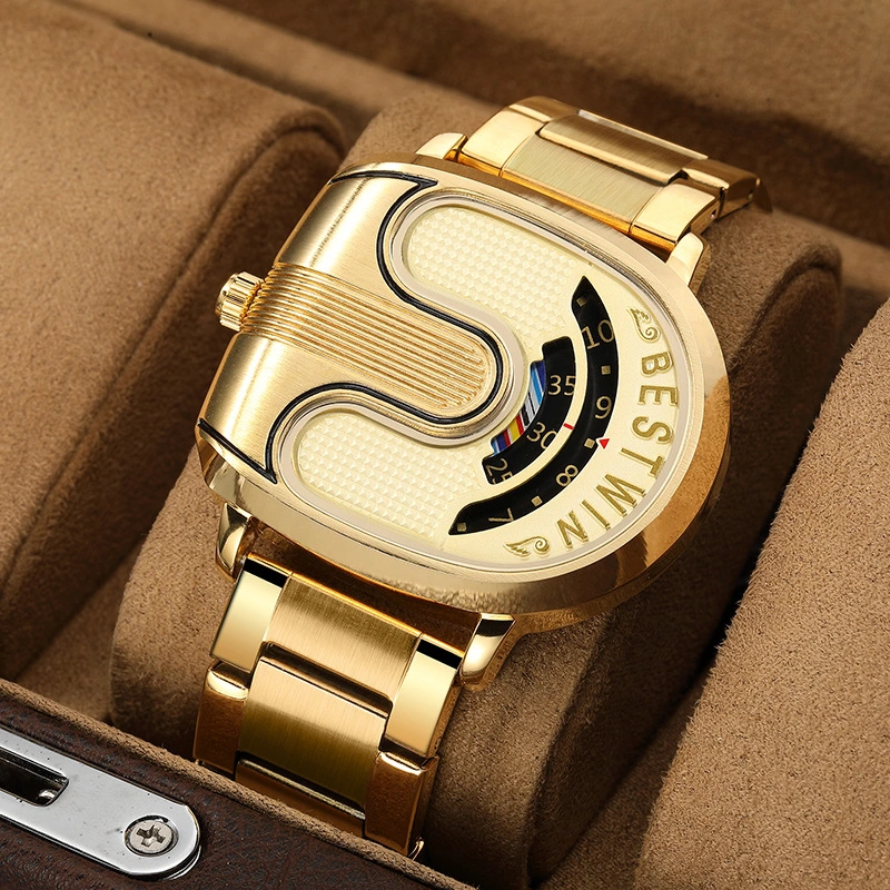 Men's watch men's trend doctor pass BESTWIN gold U-shaped fashion men