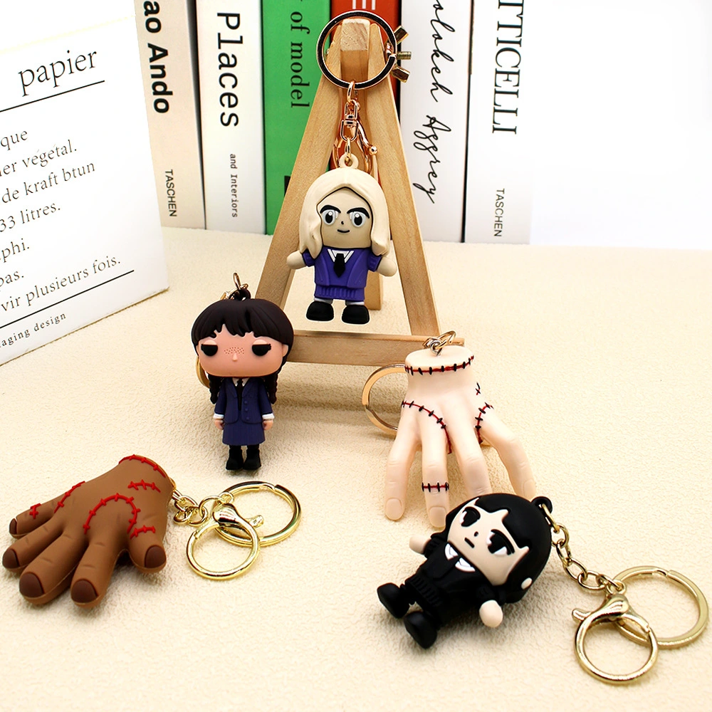 Keychain Wednesday Addams The Addams Family the Main Character Wednesday Addams