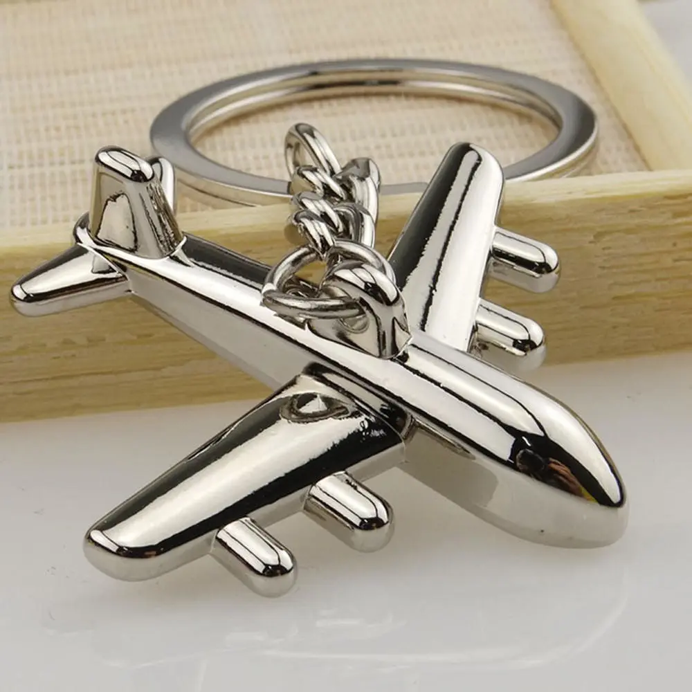 Aircraft Model Keychain Outdoor Key Ring Pendant Keyring