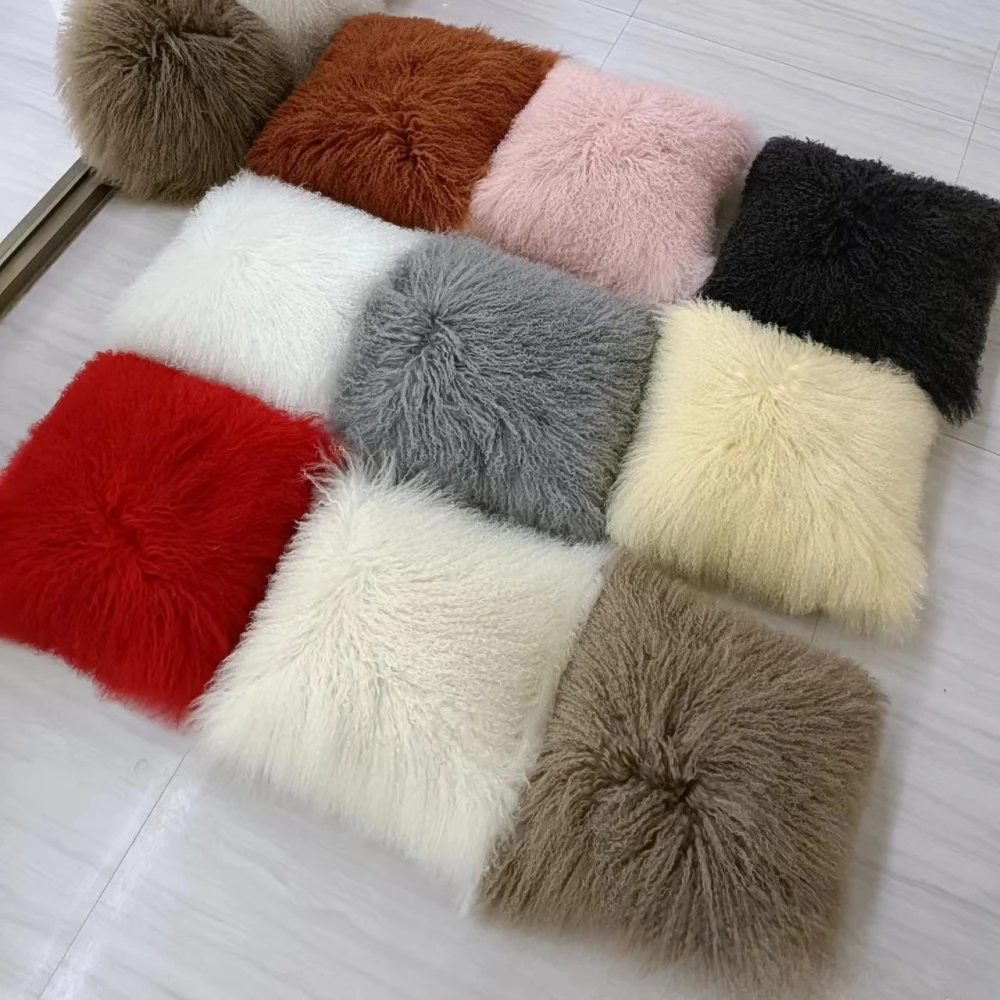 High-grade Fur Beach Wool Pillow