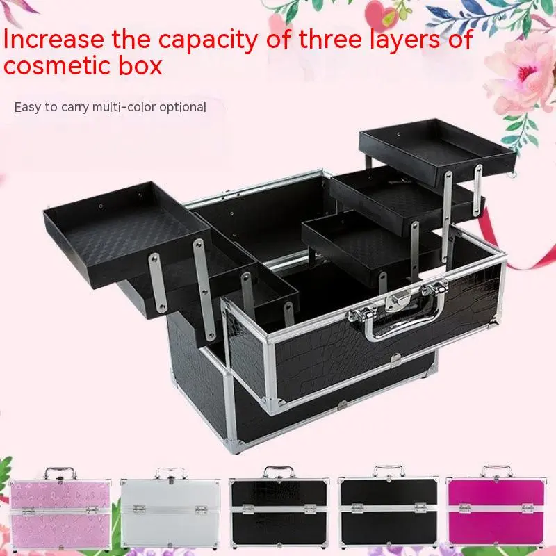 Multi-layer Portable Large Capacity Aluminum Alloy Storage Box