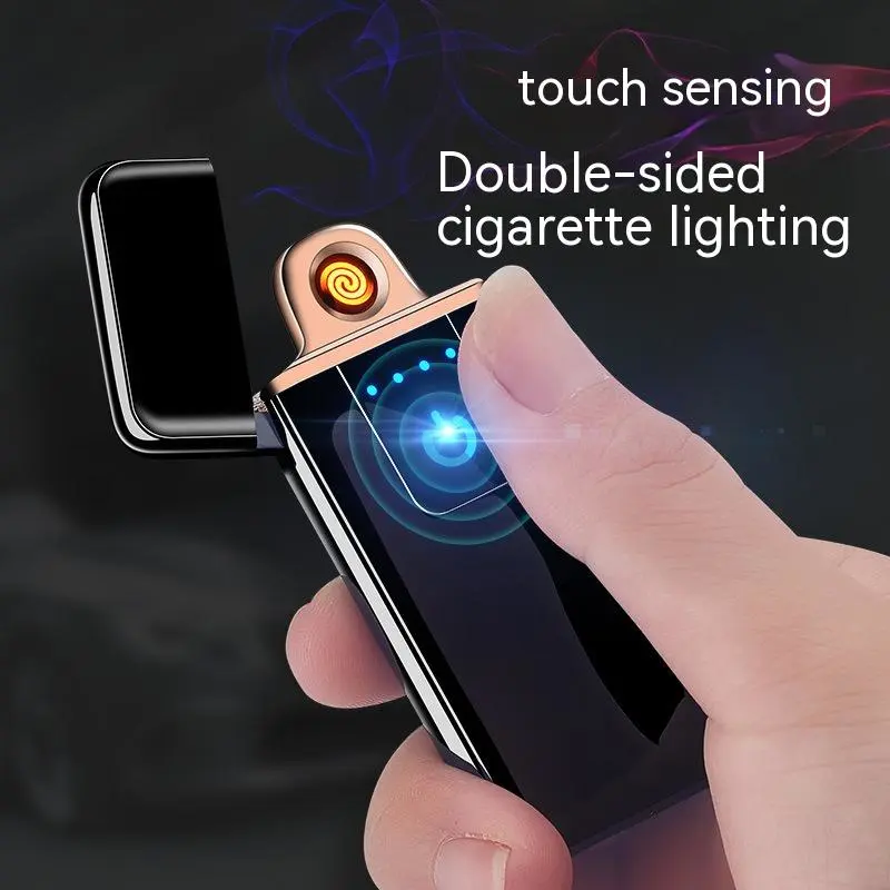 Windproof Touch Sensing USB Charging Cigarette Lighter