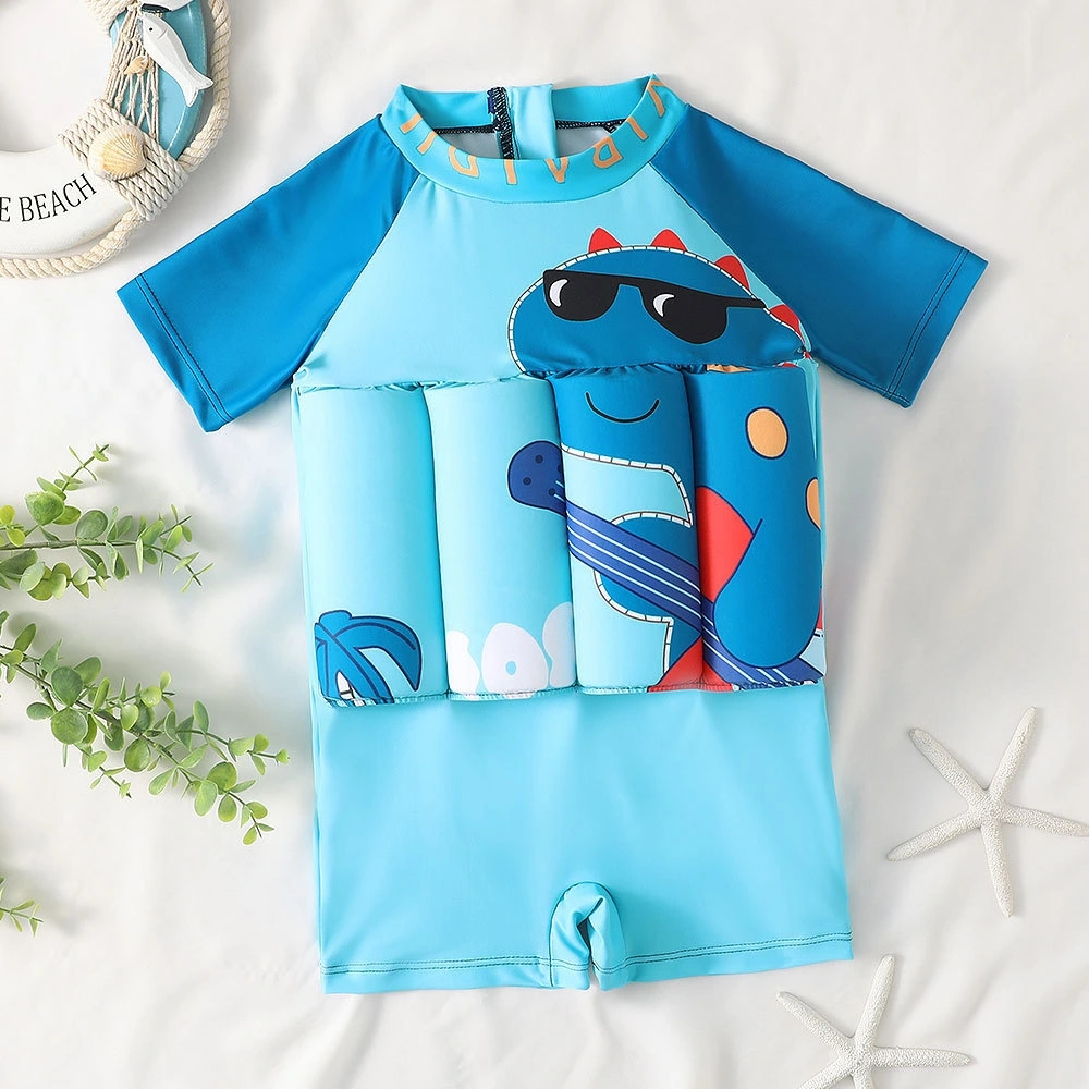 Children's Swimsuit Dinosaur With Buoyancy Jumpsuit