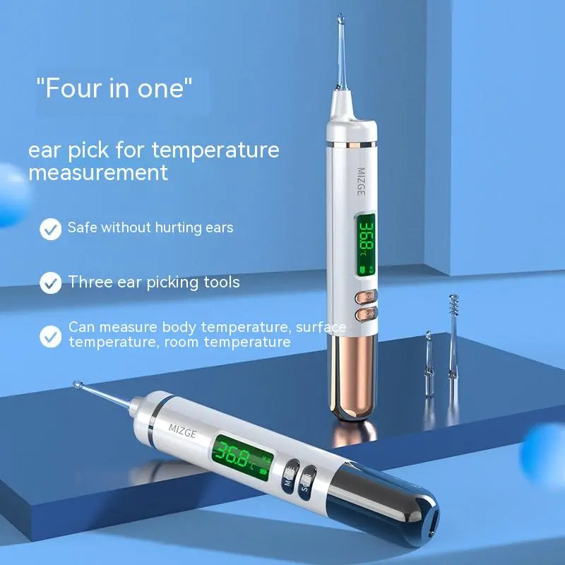 Children's Intelligent Temperature Measurement Earpick