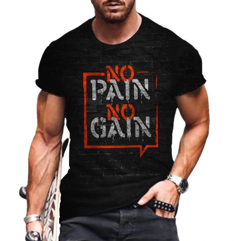 Men's New T-shirt Summer Fashion Knight 3D Printing Youth Trendy Tops