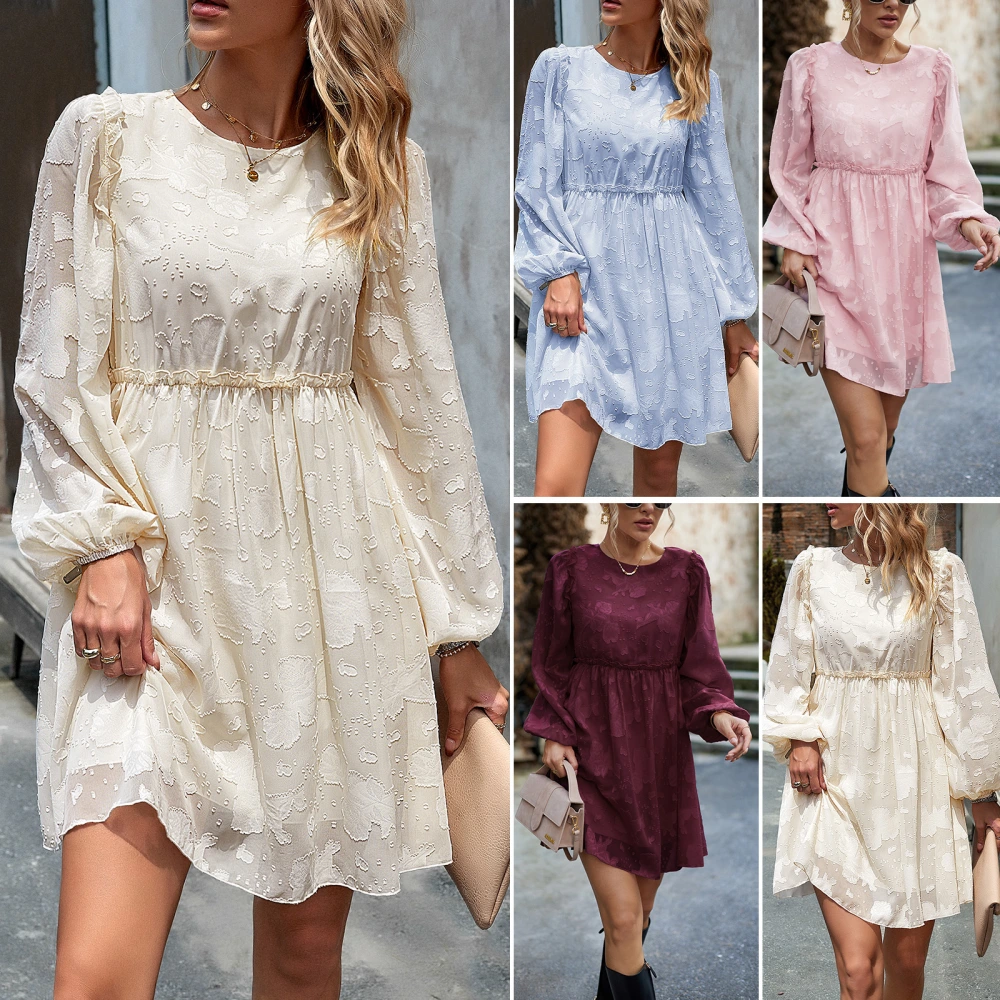 Women's Fashionable Elegant Jacquard Dress