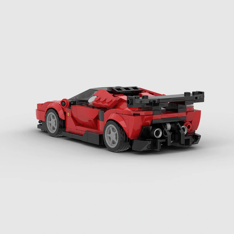 MOC Building Blocks Assembled Racing Boy Ferrari P80C