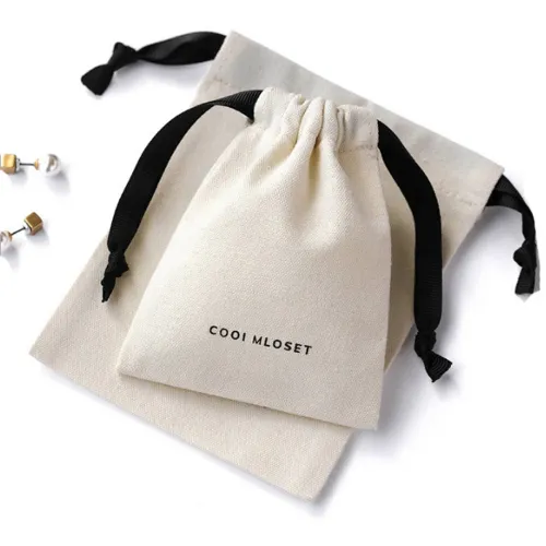 Customised Jewelry Bag Drawstring Jewelry Packaging