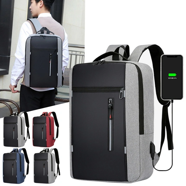 Waterproof Business Backpack Men USB Charging Bag Multifunctional Students School Backpacks Large Capacity Bagpacks