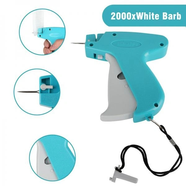 Clothing Garment Brand Price Label Tagging Machine with 1 Needle+2000 Barbs