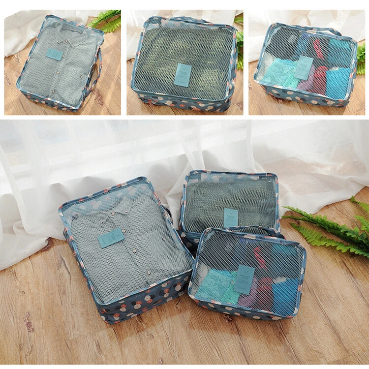 Travel Storage Color Six-piece Suit Travel Storage Bag
