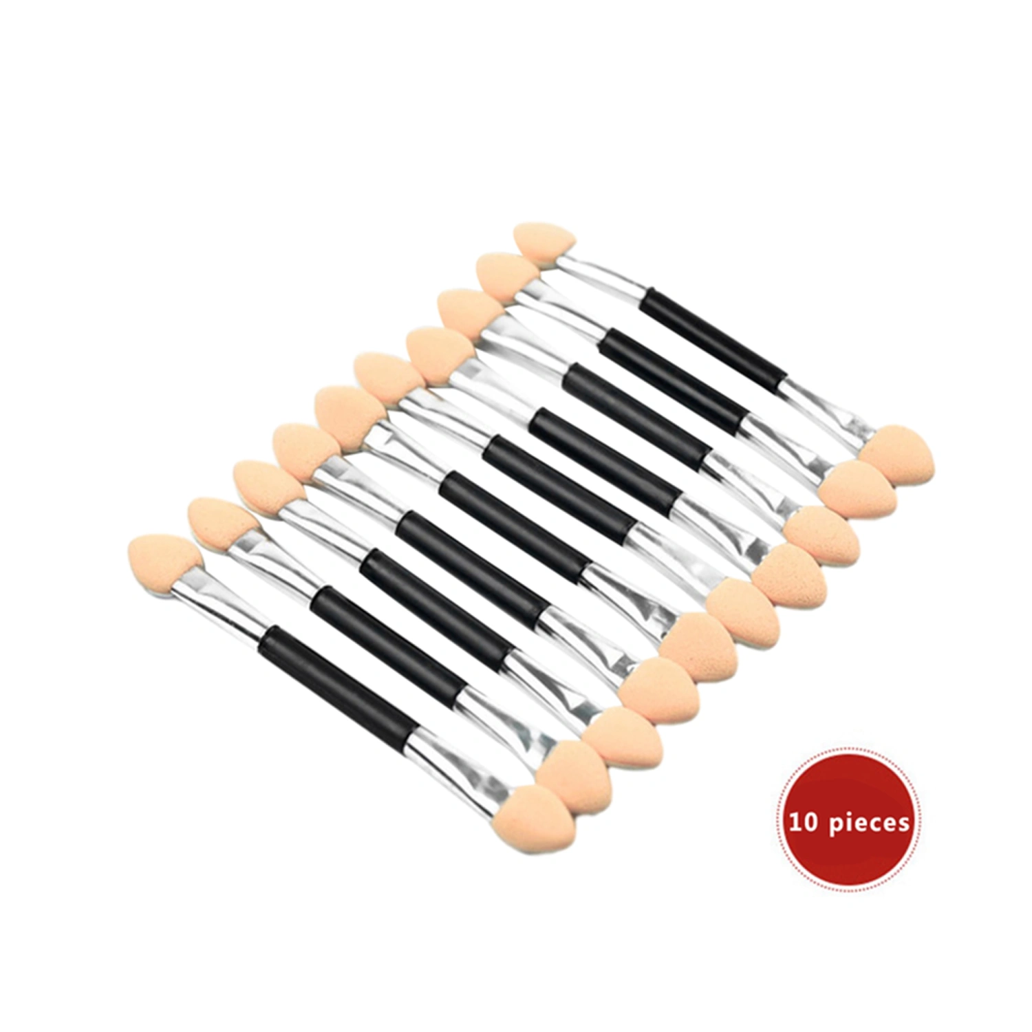 Eyeshadow Applicators, 10Pcs Eyeshadow Brush Eye Shadow Applicator Sticks Double Sided, Makeup Applicator for Women Girls