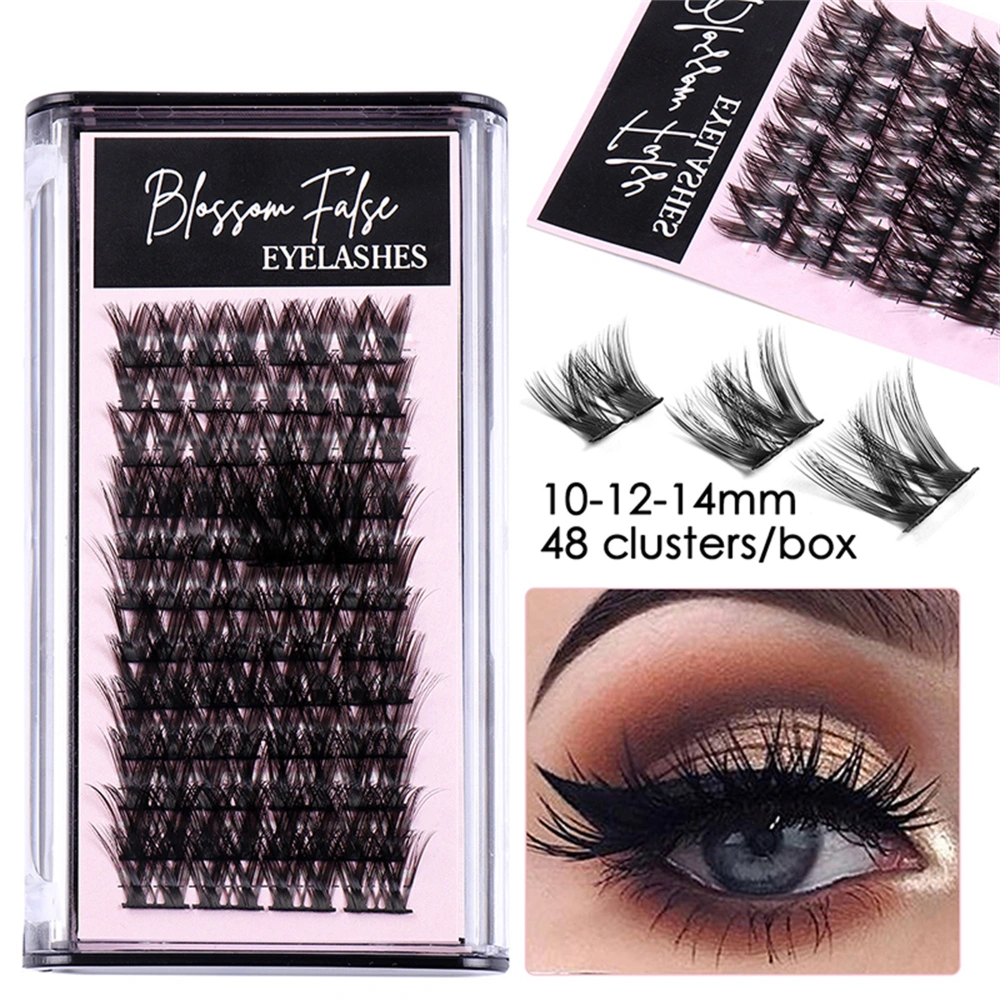 Fluffy Single Cluster False Lashes Individual Eyelash Segmented Natural Fake Lashes for Eye Extension