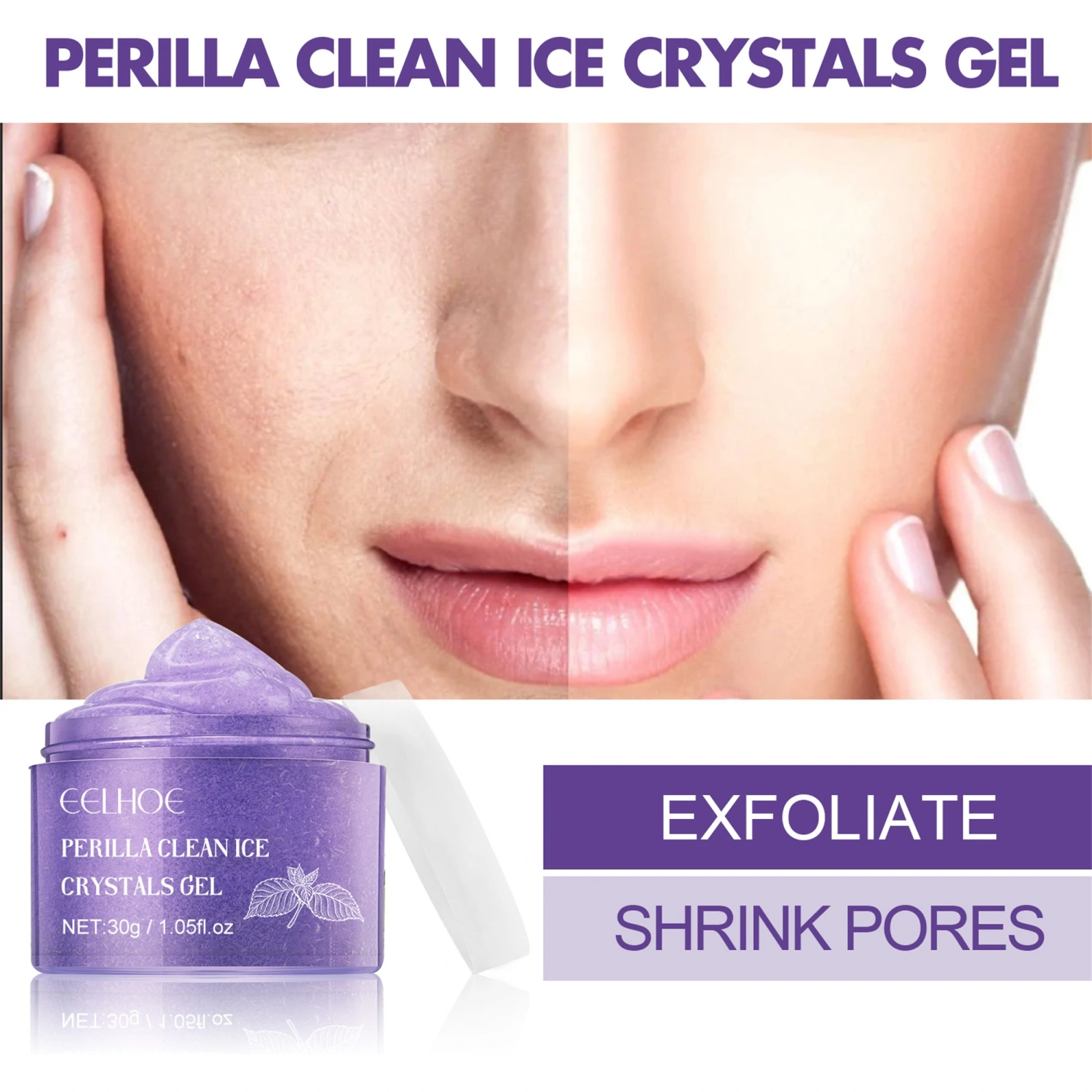 Exfoliating Gel Face Pore Cleansing Exfoliator Blackhead Dark Spot Remover Skincare Products for Ideal Gift