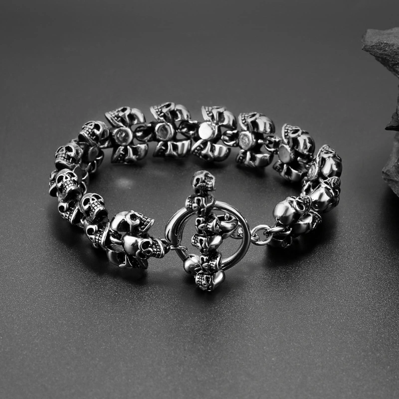 Men's Vintage Ornament Gothic Punk Bracelet