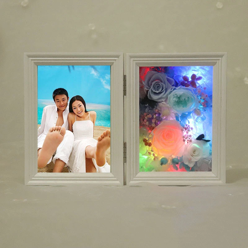 Three-dimensional Piano Paint Frame Solid Wood Photo Frame Gift Box