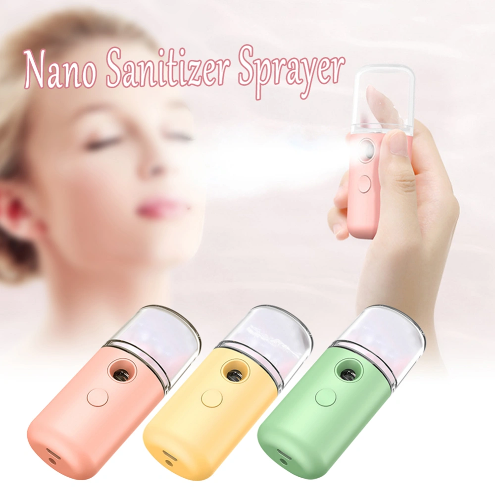 Mini Mist Sprayer Face Moisturizing Humidifier USB Rechargeable Hydrating Device