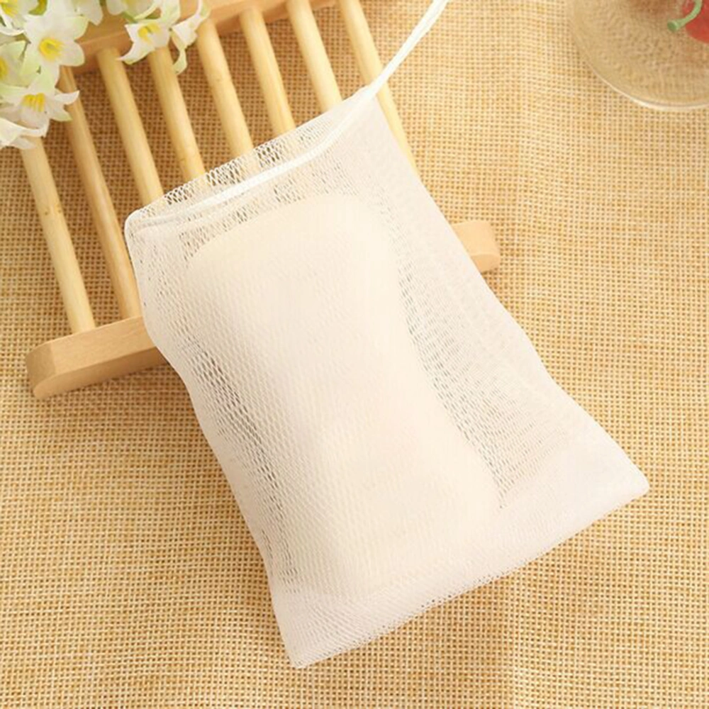 2Pcs Bubble Making Mesh Net Facial Cleaning Soap Cleanser Foaming Bag Pouch Tool