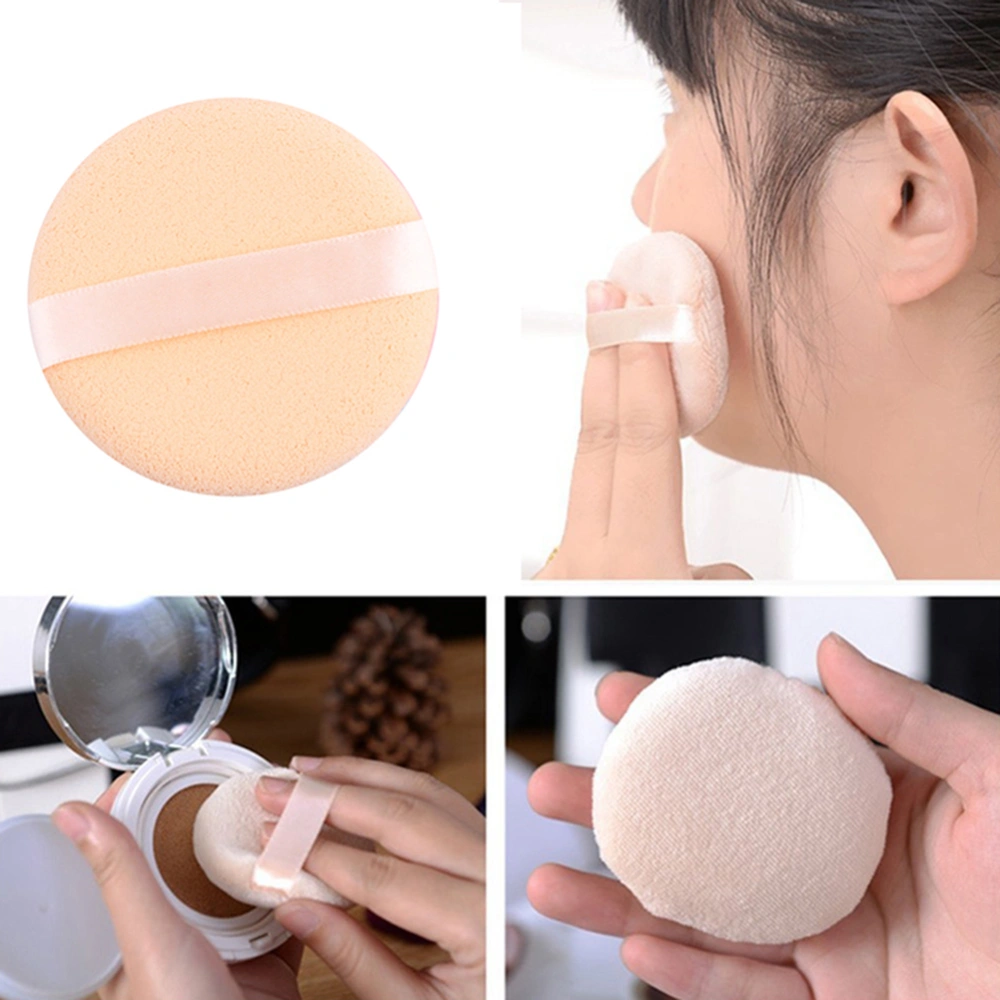 Women Round Sponge Makeup Puff for Liquid Foundation Powder Air Cushion BB Cream