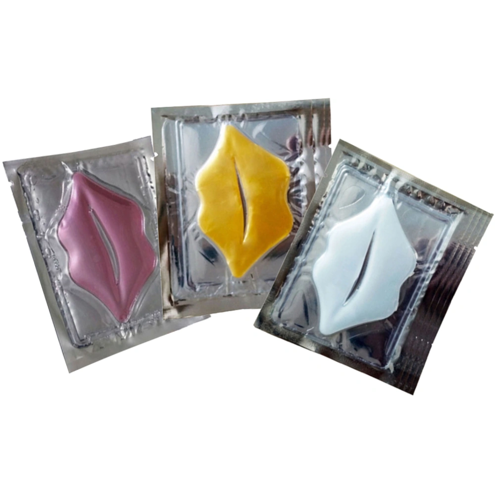 3Pcs Anti Aging Wrinkle Soften Collagen Patch Moisturising Jelly Lip Masks