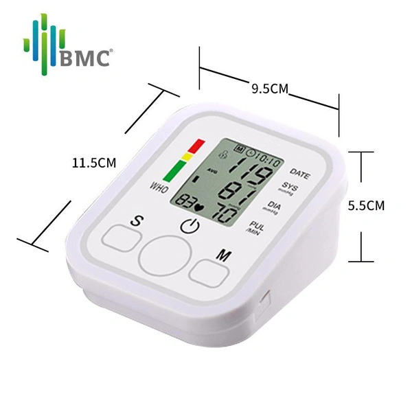 Automatic Heart Beat Lcd Upper Sphygmomanometer Home Health Care Arm Blood Pressure Meter Machine for Measuring Blood Pressure