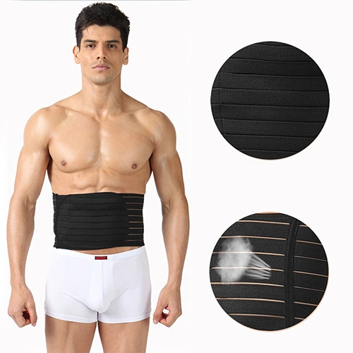 Men\'s Adjustable Slimming Waist Tummy Fat Burner Belt Body Shaper Waistband