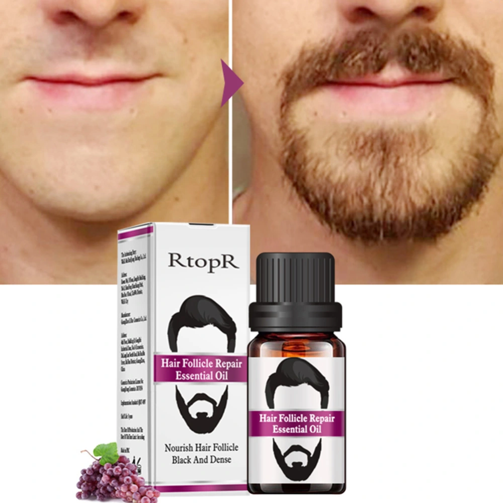 RtopR Mustache Repair Essence Oil Hair Growth Scalp Follicle Nourish Liquid