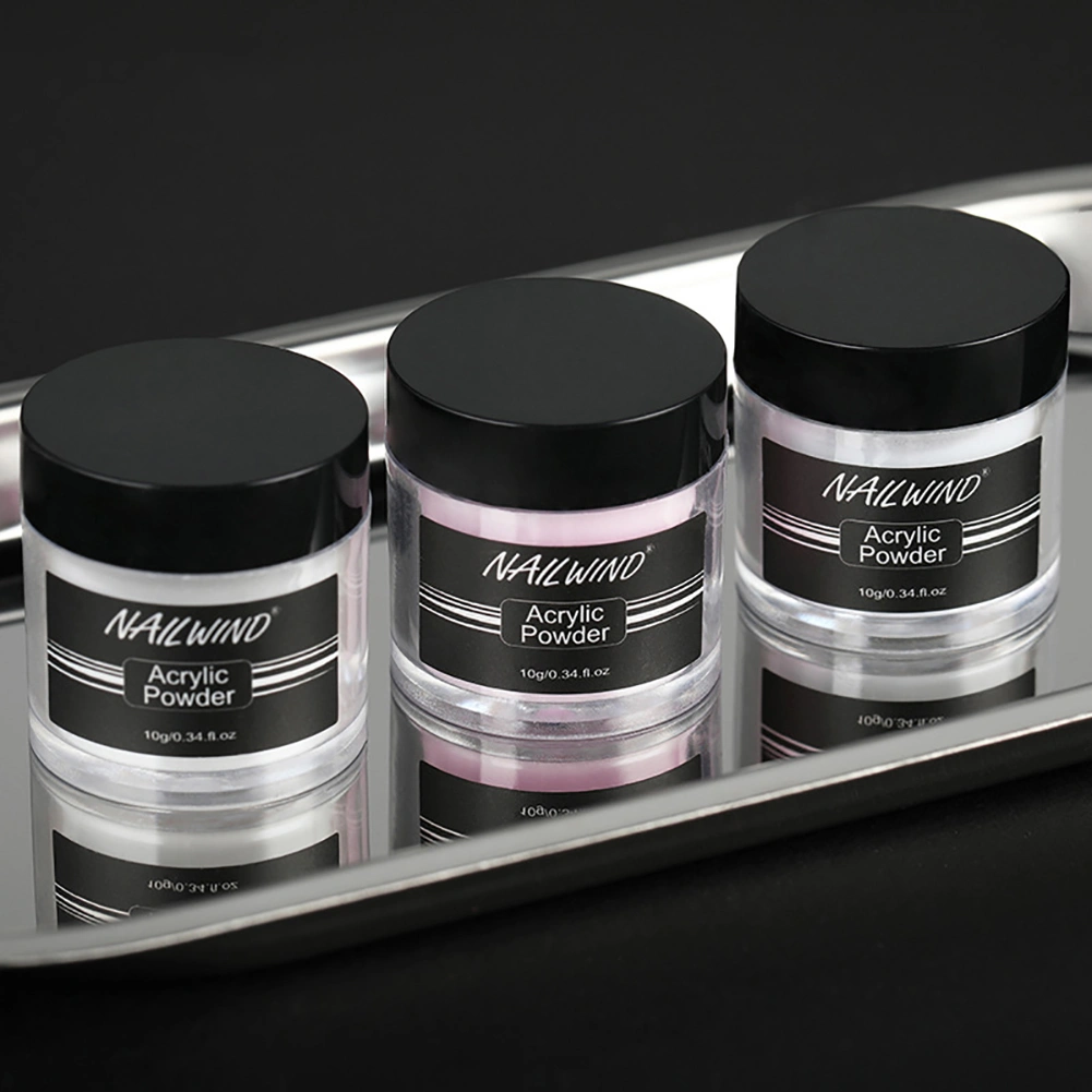 Solid Color Long Lasting Acrylic Powder Liquid Nail Art Lacquer Polish Primer