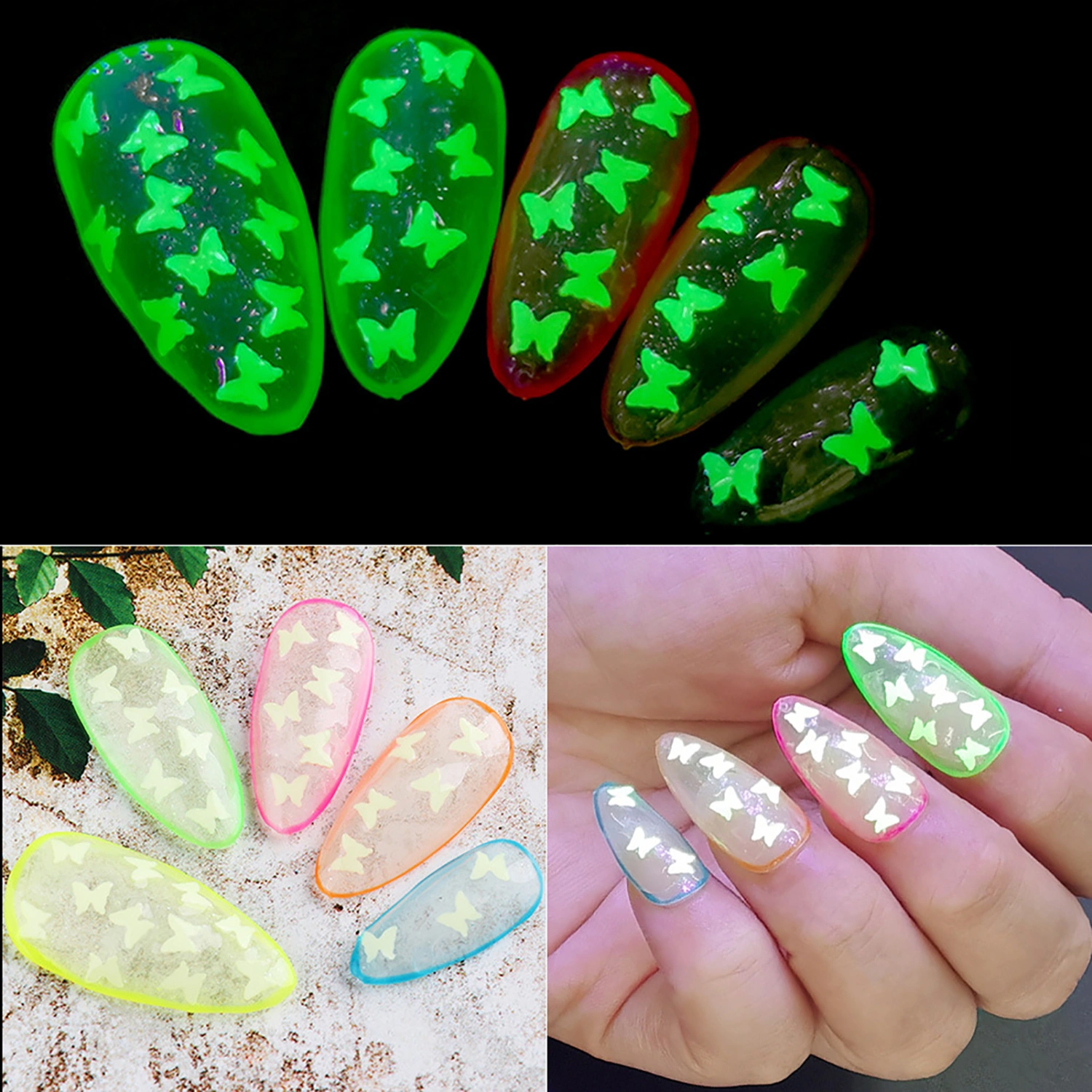 5ml Luminous Pulling Silk Neon Fluorescent Effect Spider Nail Gel Varnish Base