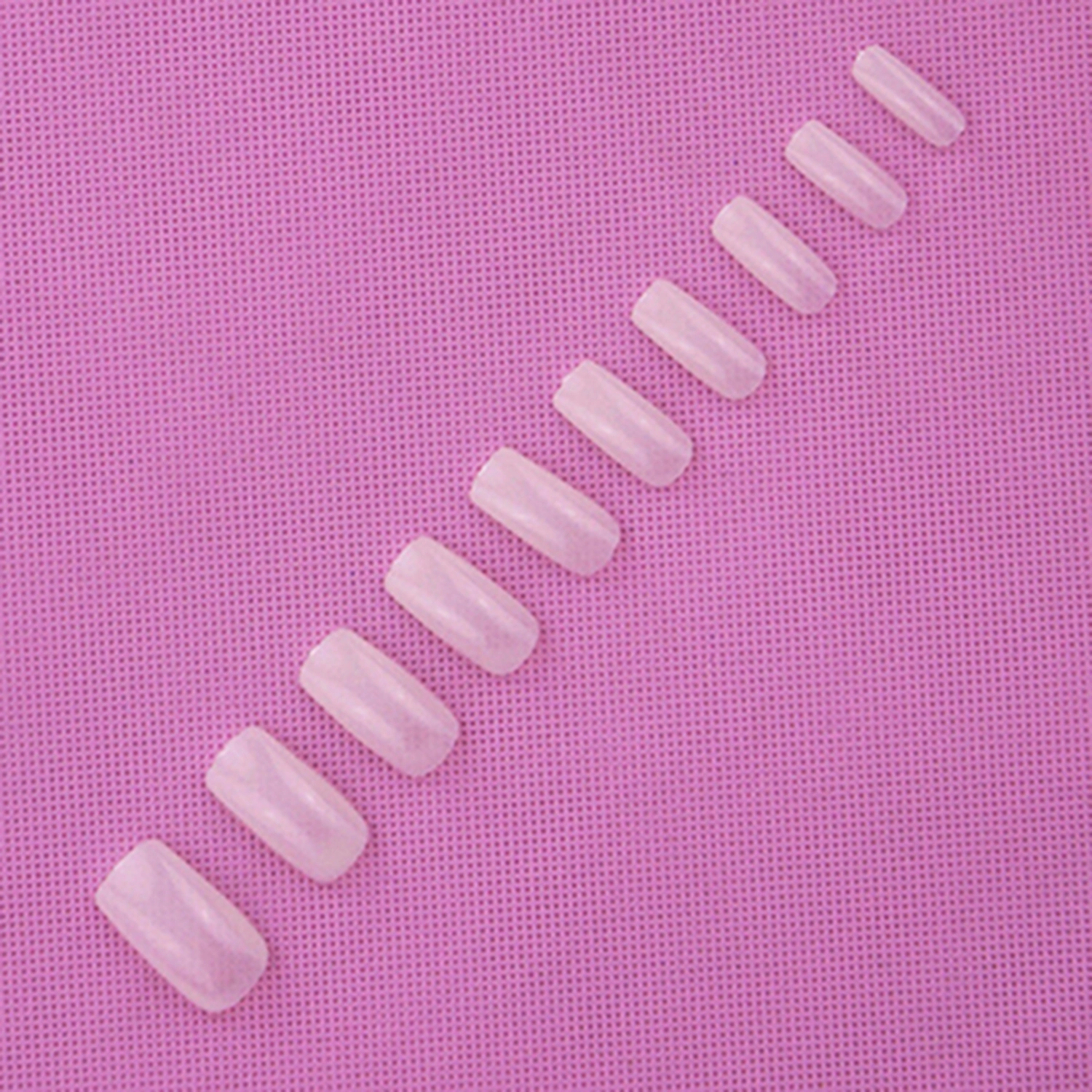 500Pcs/Box Nail Tips Transparent Lightweight Natural Color Round Head Extension Fake Nails for Women