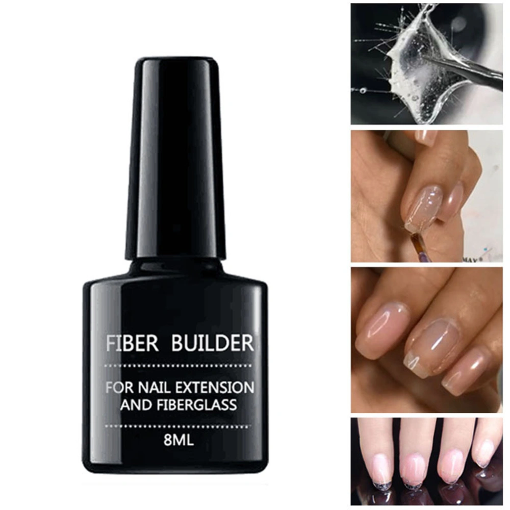 Nail Extension Fiberglass Gel Fake Tips Builder Glass Fibers UV Varnish Lacquer