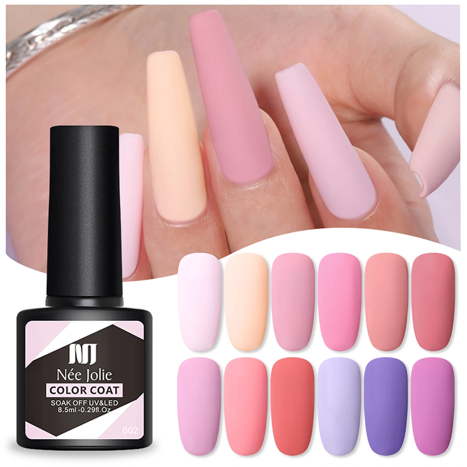 Lasting Glitter Gel Polish UV LED Fast Dry Soak-Off Nail Art Lacquer Decor