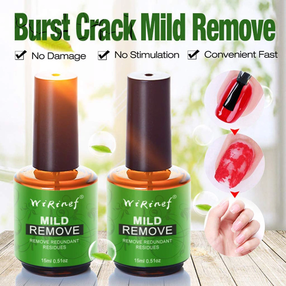 15ml Nail Gel Removal Burst Crack Magic Remover Soak Off UV LED Polish Cleaner