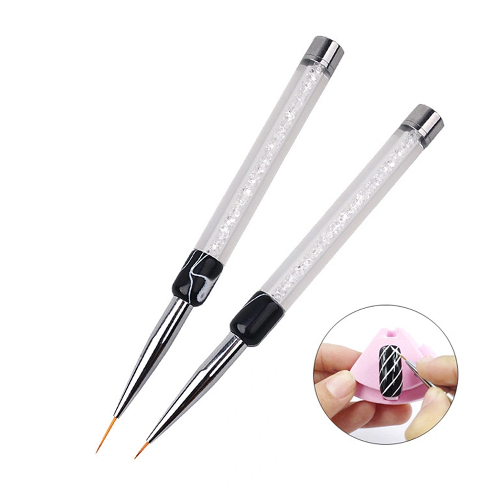Nail Art Brush 7mm 14mm UV Gel Polish Painting Drawing Line Pen Liner Tool DIY