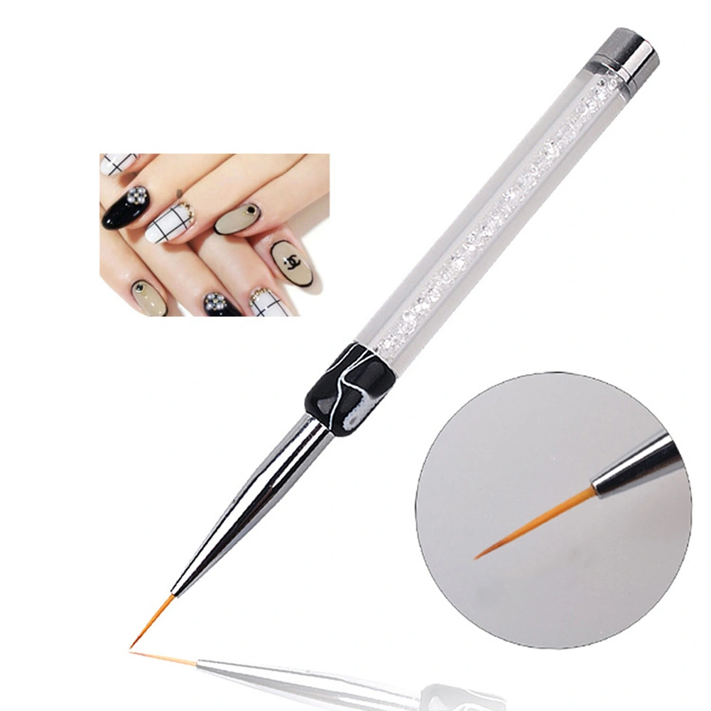 Nail Art Brush 7mm 14mm UV Gel Polish Painting Drawing Line Pen Liner Tool DIY
