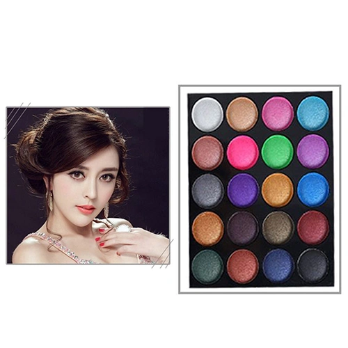32 Colors Professional Eyeshadow Shimmers Palette Cosmetic Brush Makeup Set