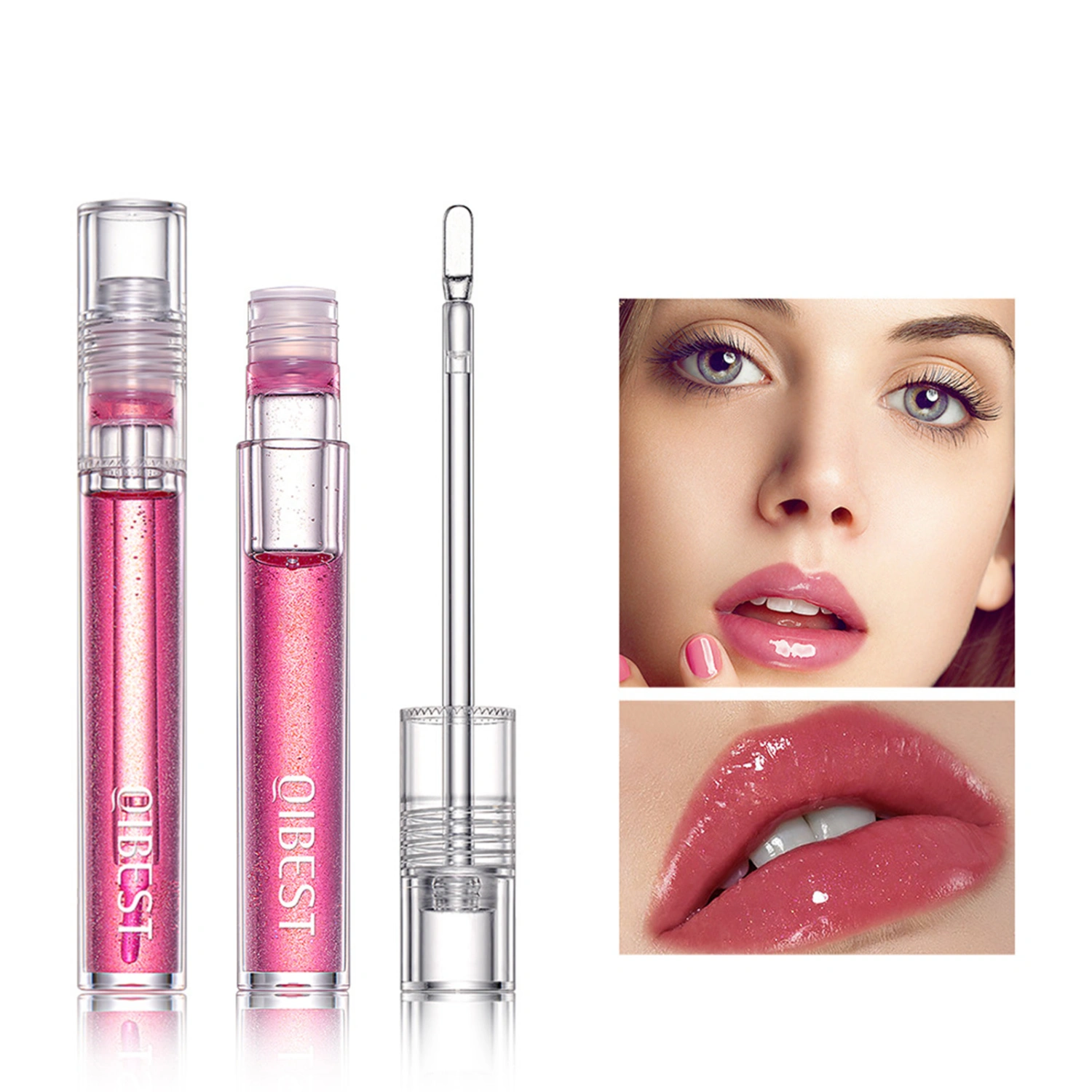 Women Moisturizing Lasting Transparent Liquid Lipstick Makeup Lipgloss Cosmetic