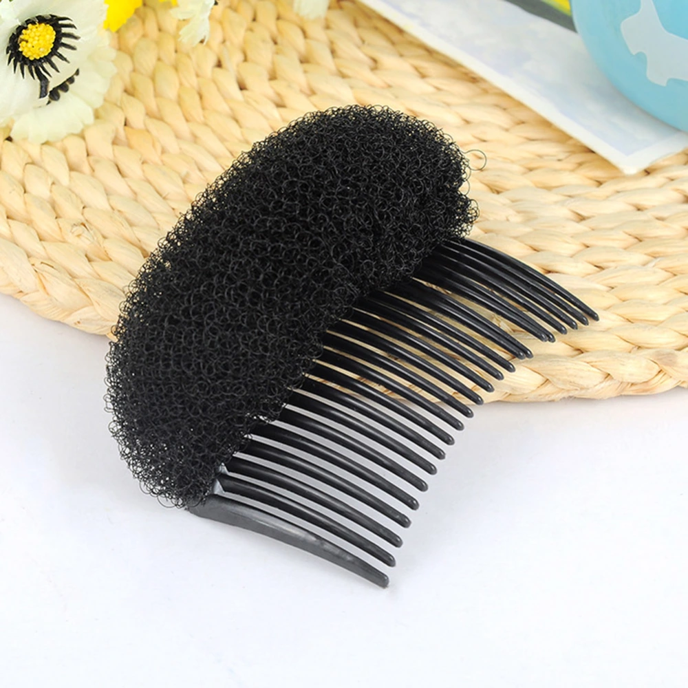 DIY Sponge Heightening Fluffy Hair Pad Princess Hairstyling Clip Comb Bun Maker