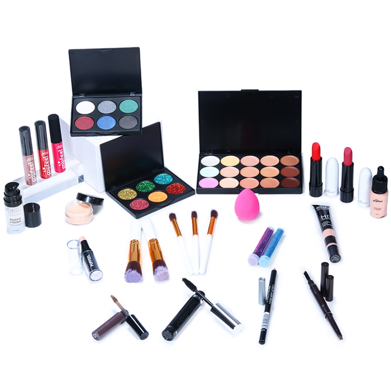 25Pcs/Set Makeup Kit Professional Universal Full Set Cosmetic Combo Set for Female Beginner