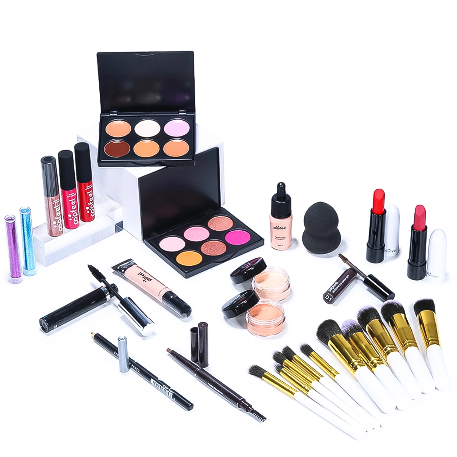 Makeup Set Bundle Multi-Purpose Essential All-in-One Makeup Gift Set for Girls and Women