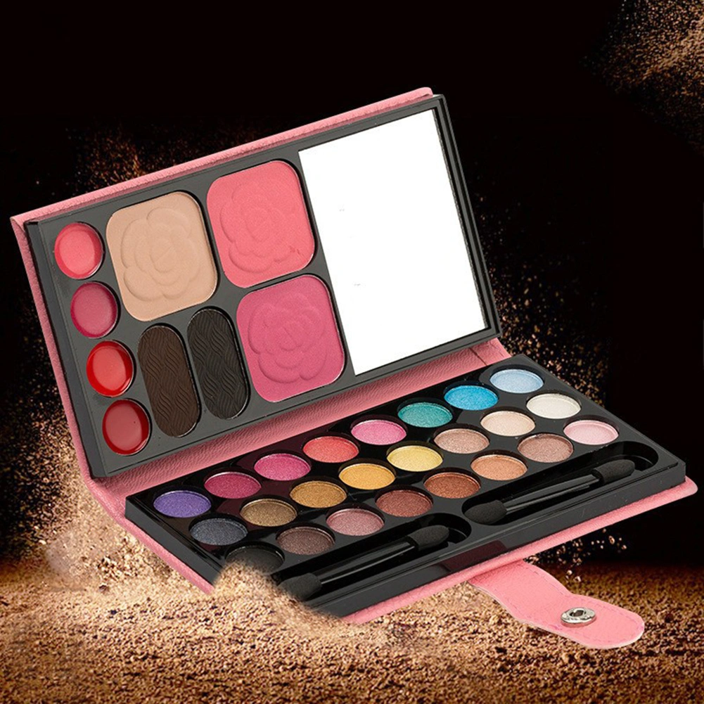33 Colors Makeup Palette Eyeshadow Blusher Lipstick Eyebrow Powder Set Cosmetics