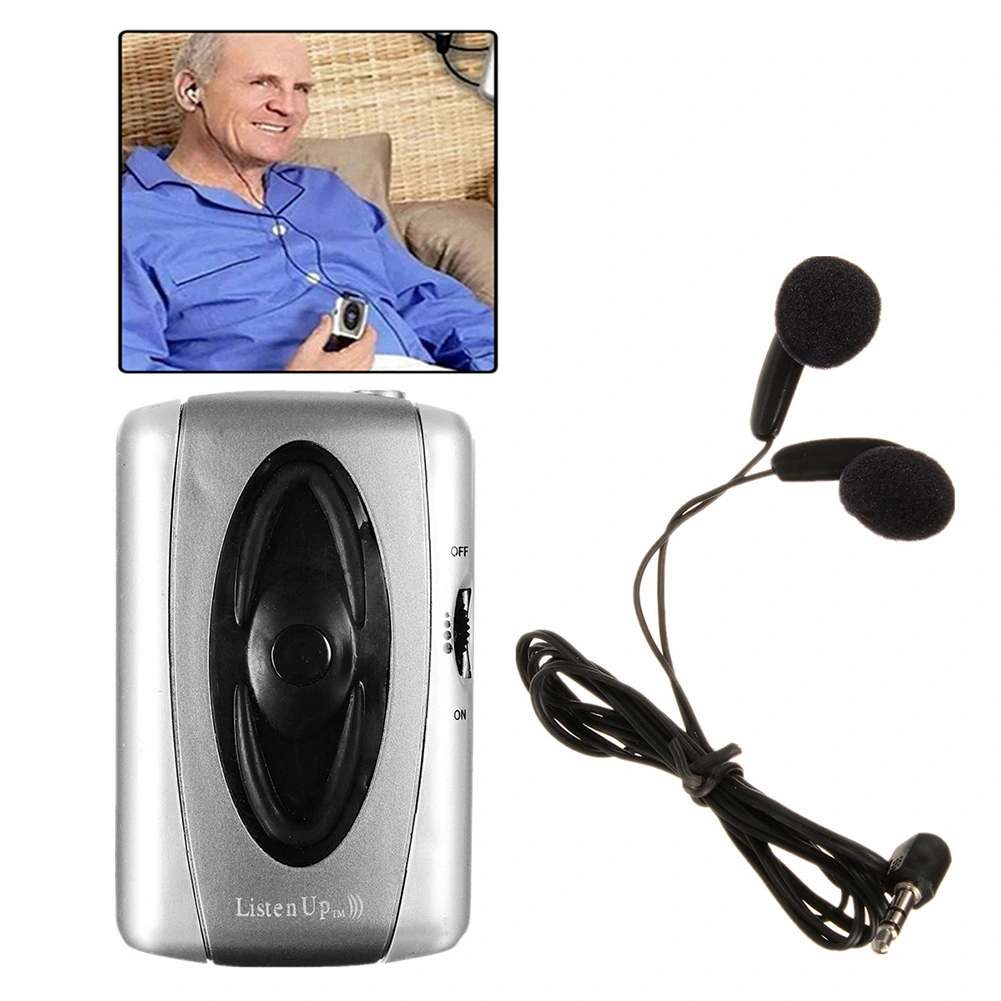 Portable Sound Amplifier Hearing-Aid Listening Device the Aged Headset Tool