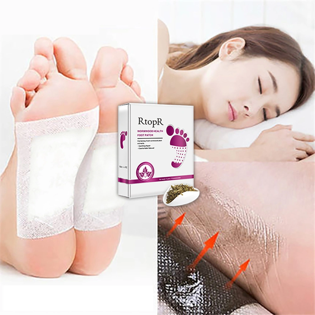10Pcs Detox Foot Patches Stickers Sleep Improving Weight Loss Adhesive Pads