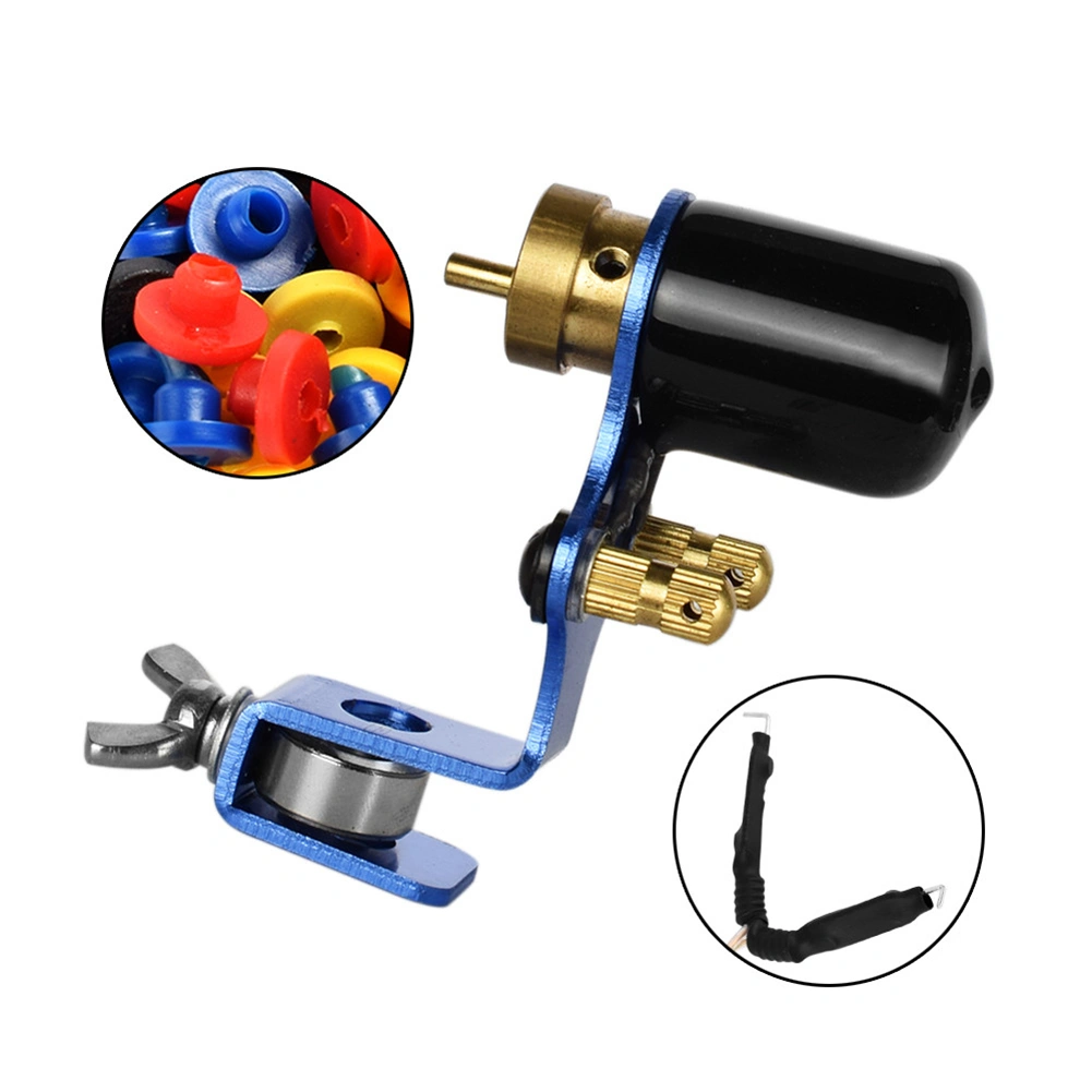 Professional Quiet Motor Rotary Tattoo Machine Cartridge Needle Handle Set Liner