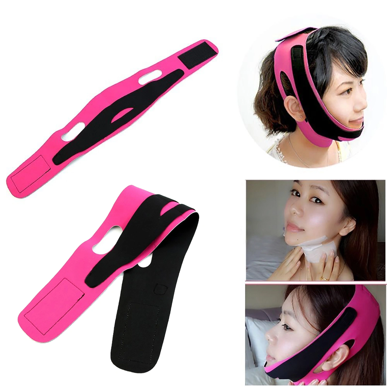 Facial Slimming Belt V Face Shaping Beauty Tool Women Anti Wrinkle Face Slim V-Line Lift Up Belt for Gift
