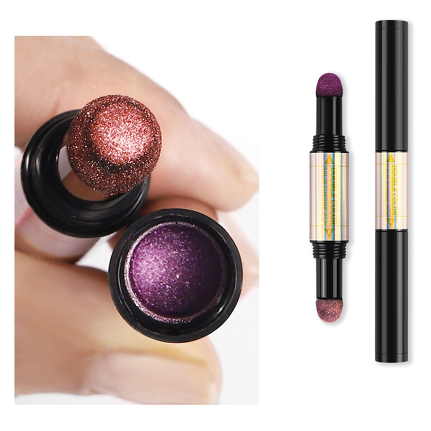 Nail Pen Double-Ended Stylish Colors ABS Air Cushion Magic Pen for Nails Design