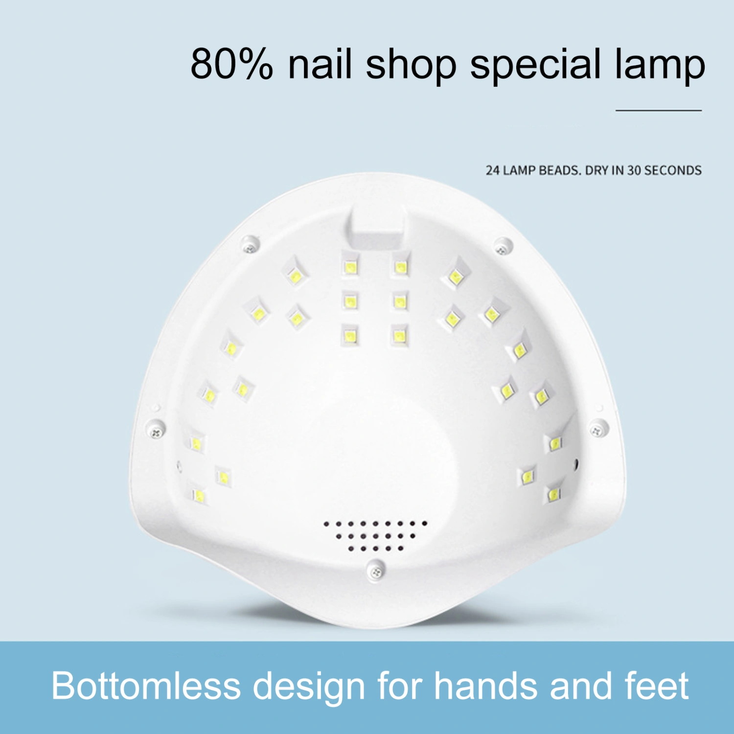 Double Lights Source Nail Lamp Quick Drying 48W Nail Dryer UV LED Gel Polish Dual Sensor Lamp for Manicure